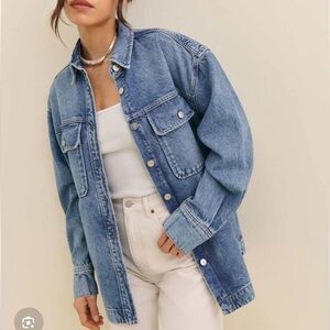 Reformation Carlos Denim Shirt